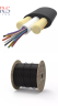 Плоский диэлектрический оптоволоконный кабель RS-Link-GYFXTBY-08, 8 волокон (Катушка 2 км)