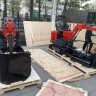 мини экскаватор HY10 с навесным оборудованием содержимое в упаковке